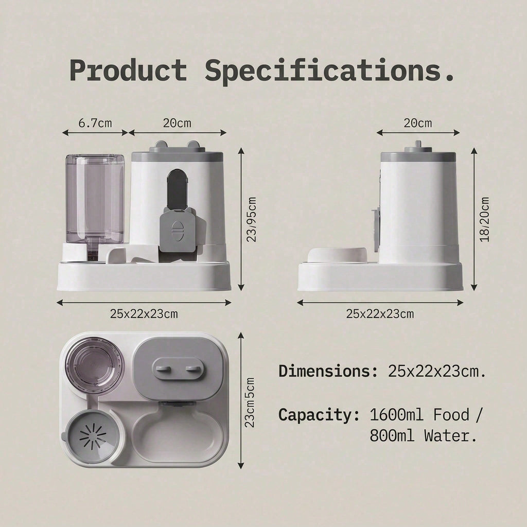 2-in-1 Gravity Pet Feeder and Waterer - image 7
