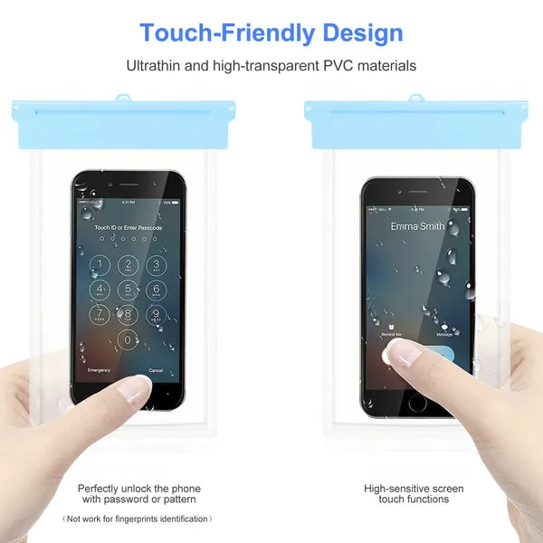 Waterproof Phone Dry Pouch, Blue - image 4
