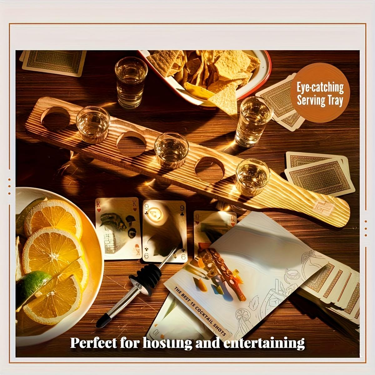 Wooden Shot Glass Serving Boards, Set of 3 - image 8