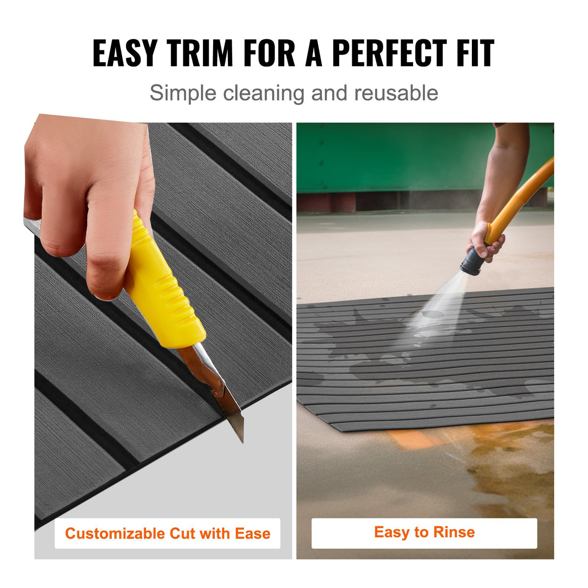 EVA Foam Boat Decking Sheet 94.5 x 17.7 in - image 5
