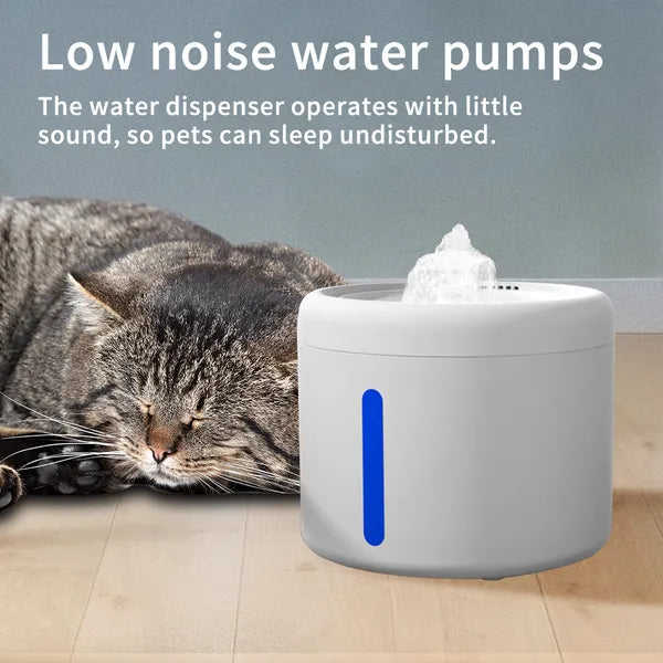 Pet Water Fountain, 2.5 L, White - image 5