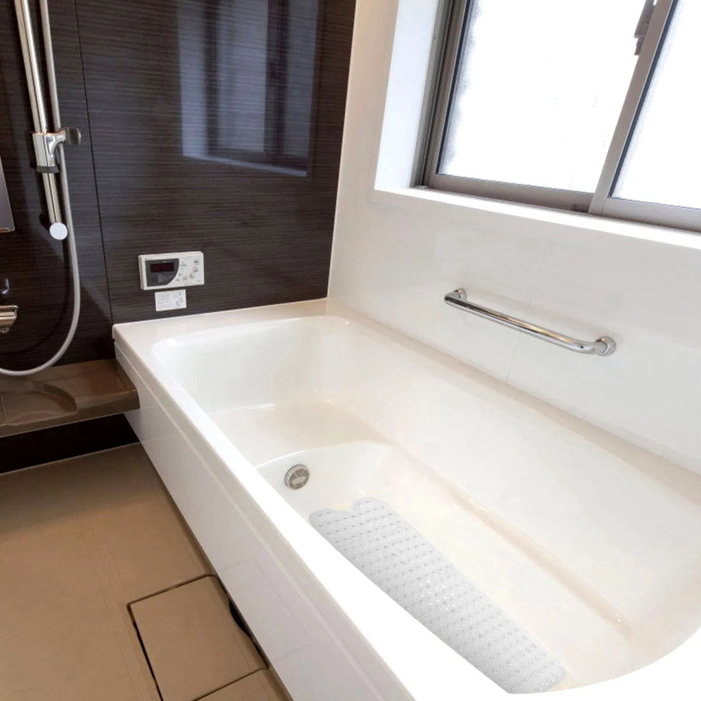 Non-Slip Bath Tub Mat with Suction Cups, Clear - image 5