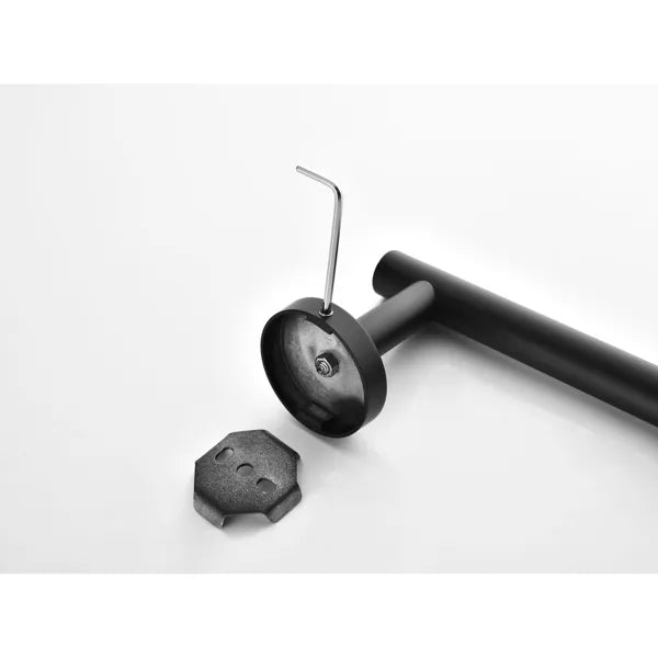 Toilet Paper Holder, Matte Black Stainless Steel, 2 Pack