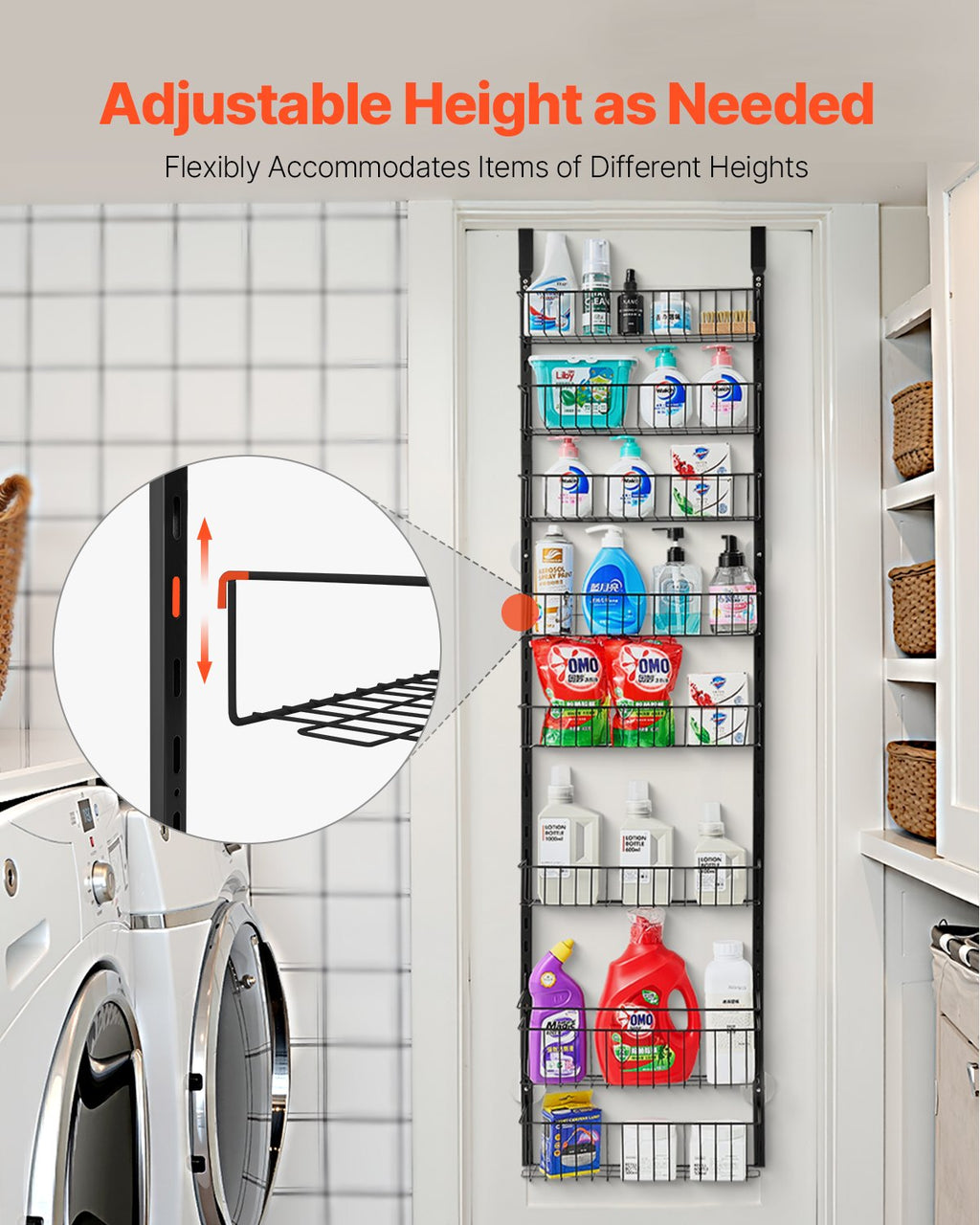8-Tier Over-the-Door Pantry Organizer - image 2