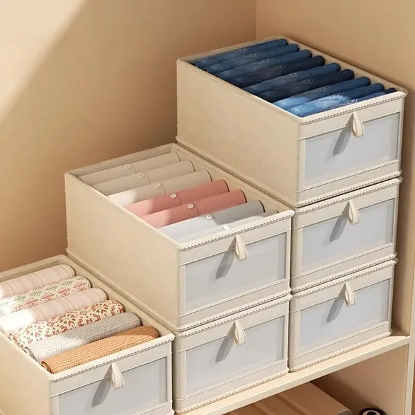 Foldable Clothes Storage Box with Viewing Window - image 5