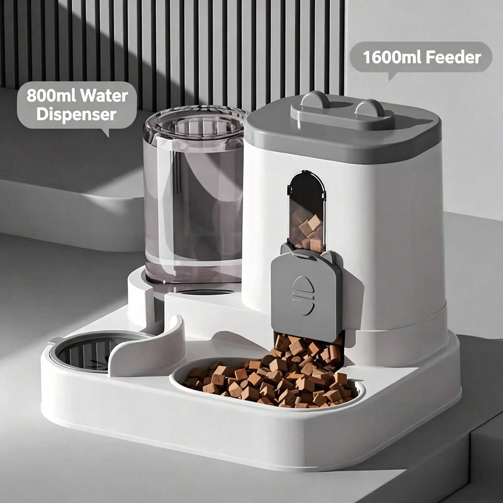 2-in-1 Gravity Pet Feeder and Waterer - image 2