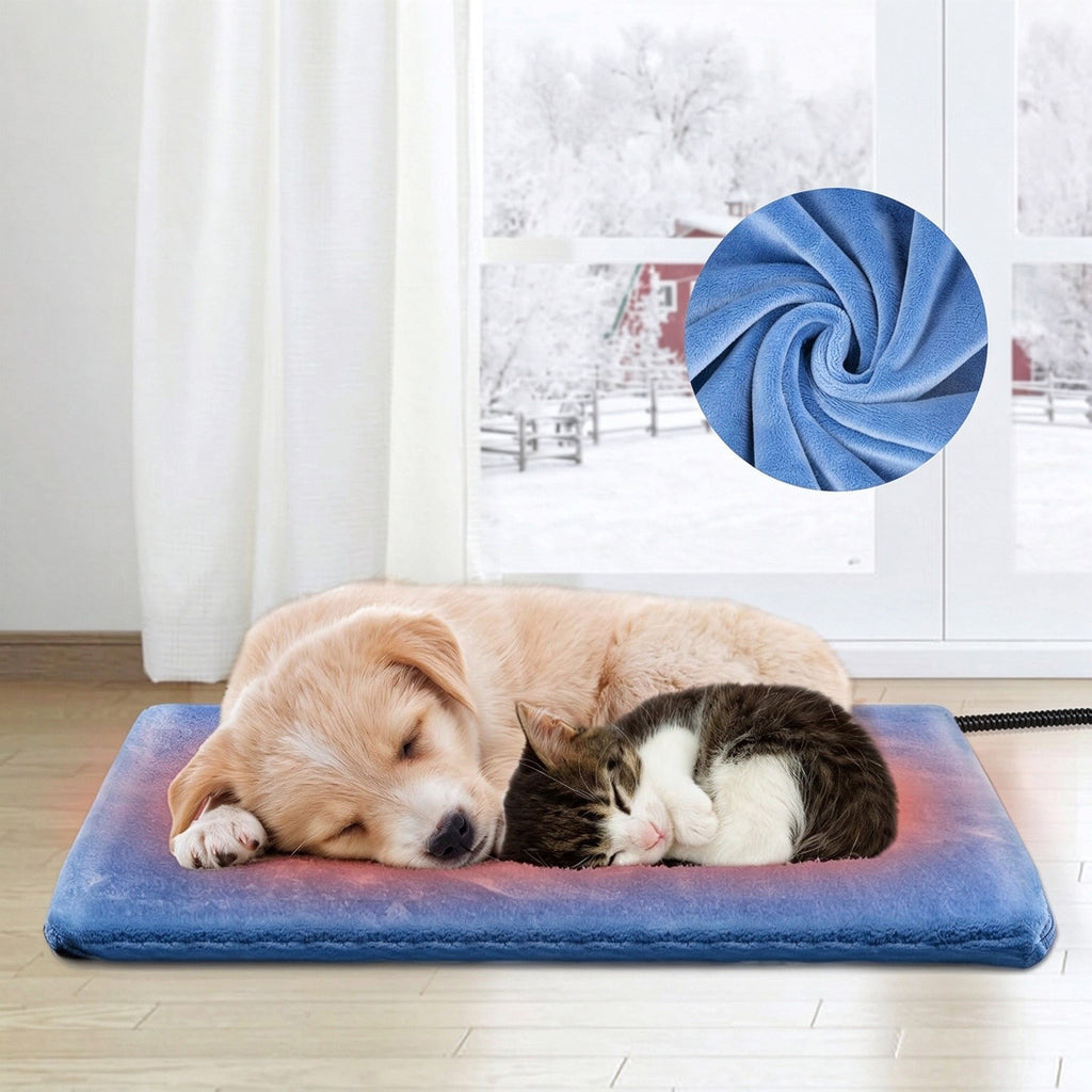 Large Pet Heating Pad, 48 x 23.6 in, Blue - image 4