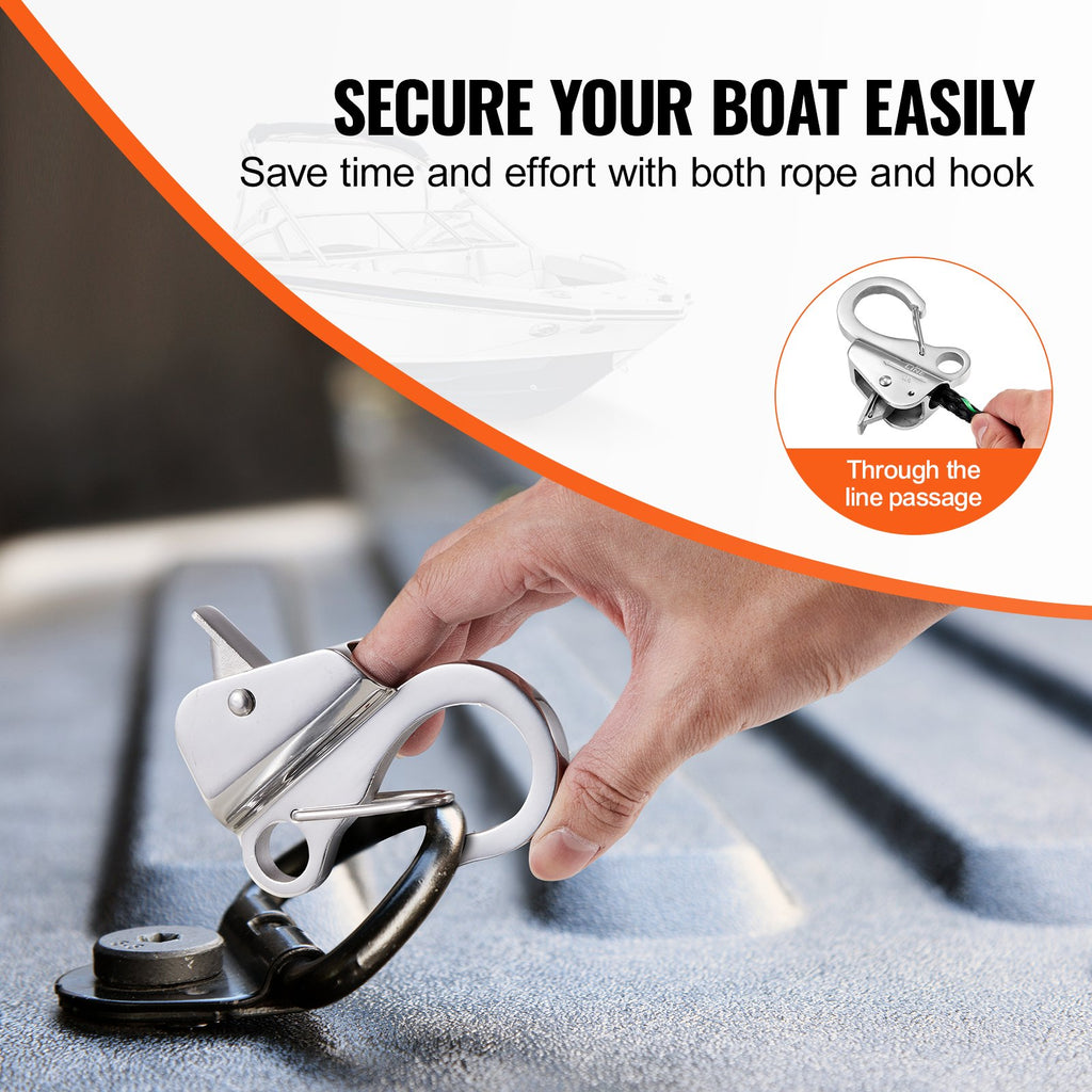304 Stainless Steel Boat Slide Anchor Hook - image 8