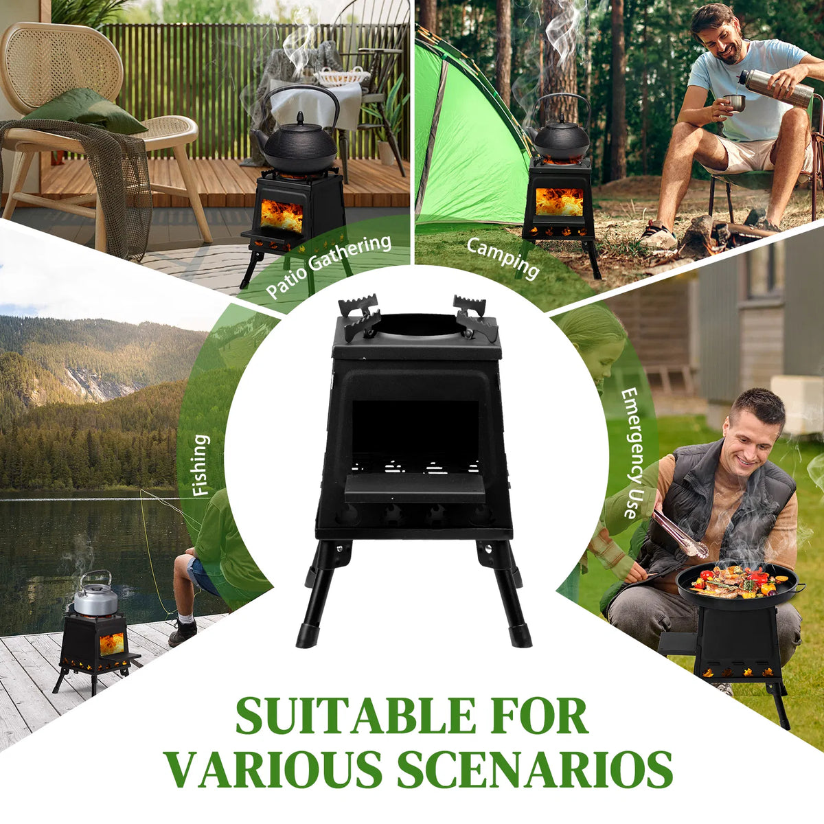 Portable Wood Burning Camping Stove - image 9
