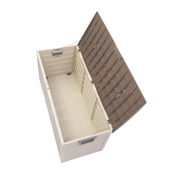 Outdoor Deck Storage Box, 75 Gallon, Brown - image 4
