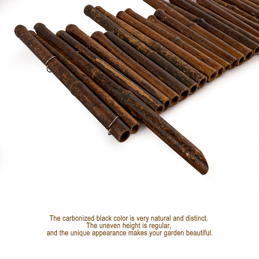 Bamboo Garden Edging Fence, 15.8 x 24 in - image 6