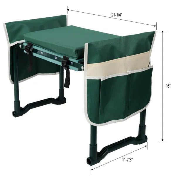 Garden Kneeler and Seat with 2 Tool Pouches - image 3