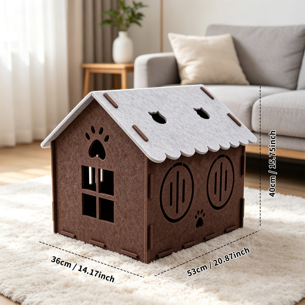 Felt Cat House, Foldable - image 2