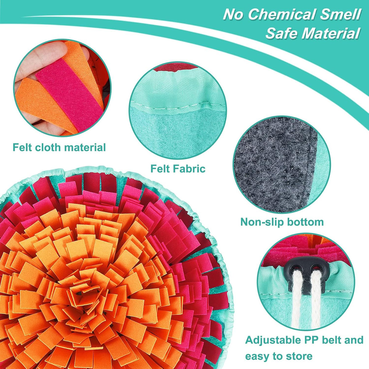 Dog Snuffle Mat, 17 Inch - image 4