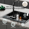 Diatomite Sink Faucet Drying Mat, Light Grey