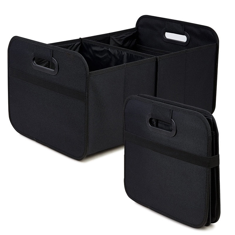 Collapsible Car Trunk Storage Bin, Black - image 2