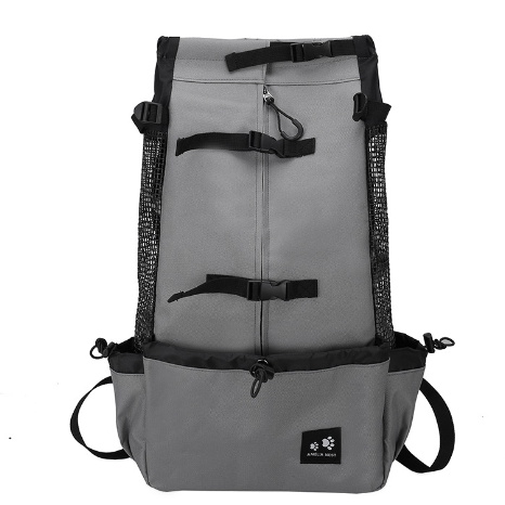 Dog Carrier Backpack, Dark Grey, Size M