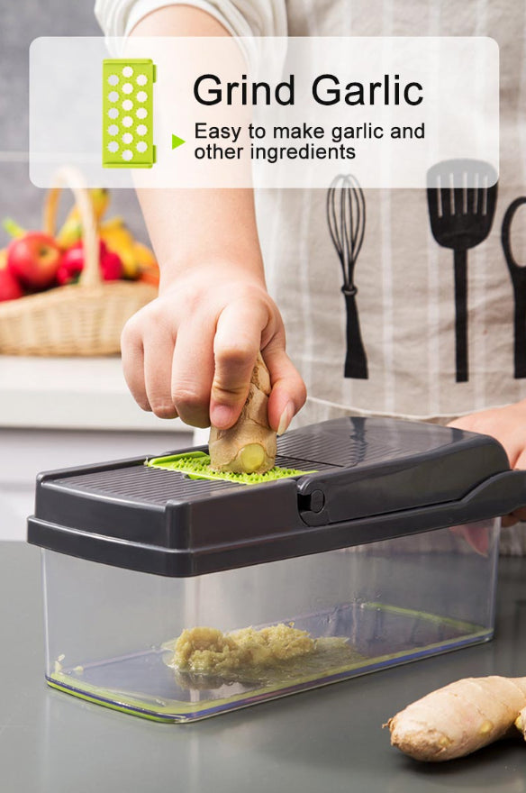 Vegetable Chopper, 15 in 1, with Container - image 6