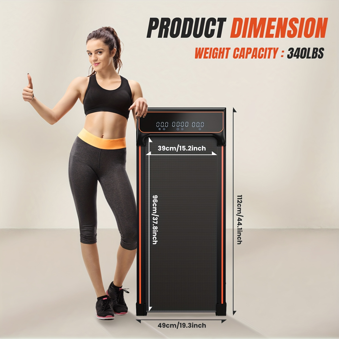 Compact Walking Pad Treadmill, Black - image 5