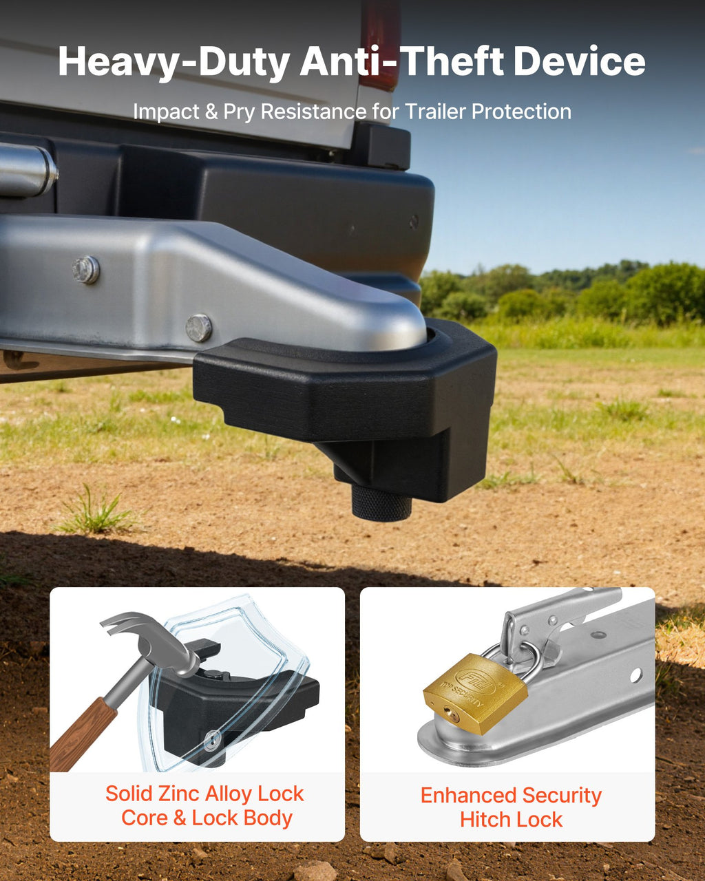 Trailer Coupler Lock Kit for 2-5/16 in Couplers - image 3