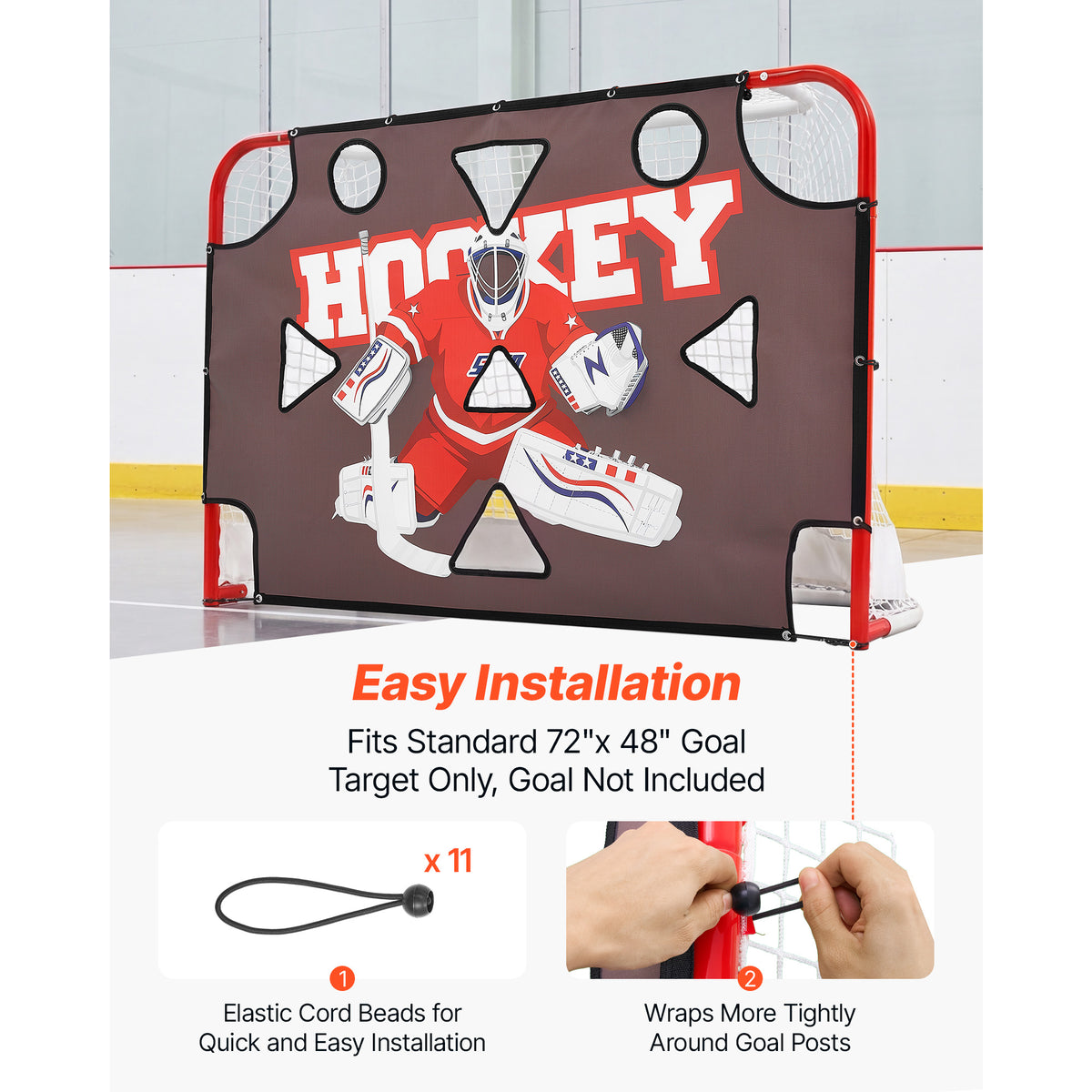 Hockey Shooting Target for 72 x 48 in Goals - image 3