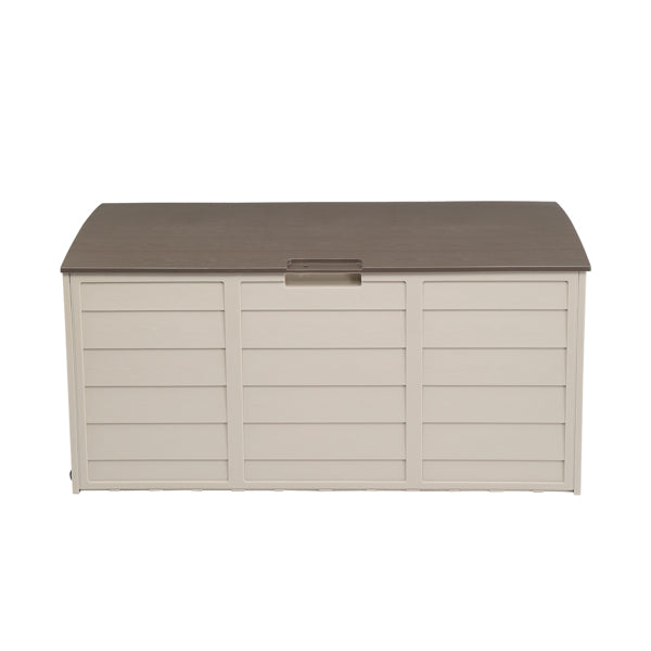 Outdoor Deck Storage Box, 75 Gallon, Brown