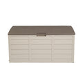 Outdoor Deck Storage Box, 75 Gallon, Brown