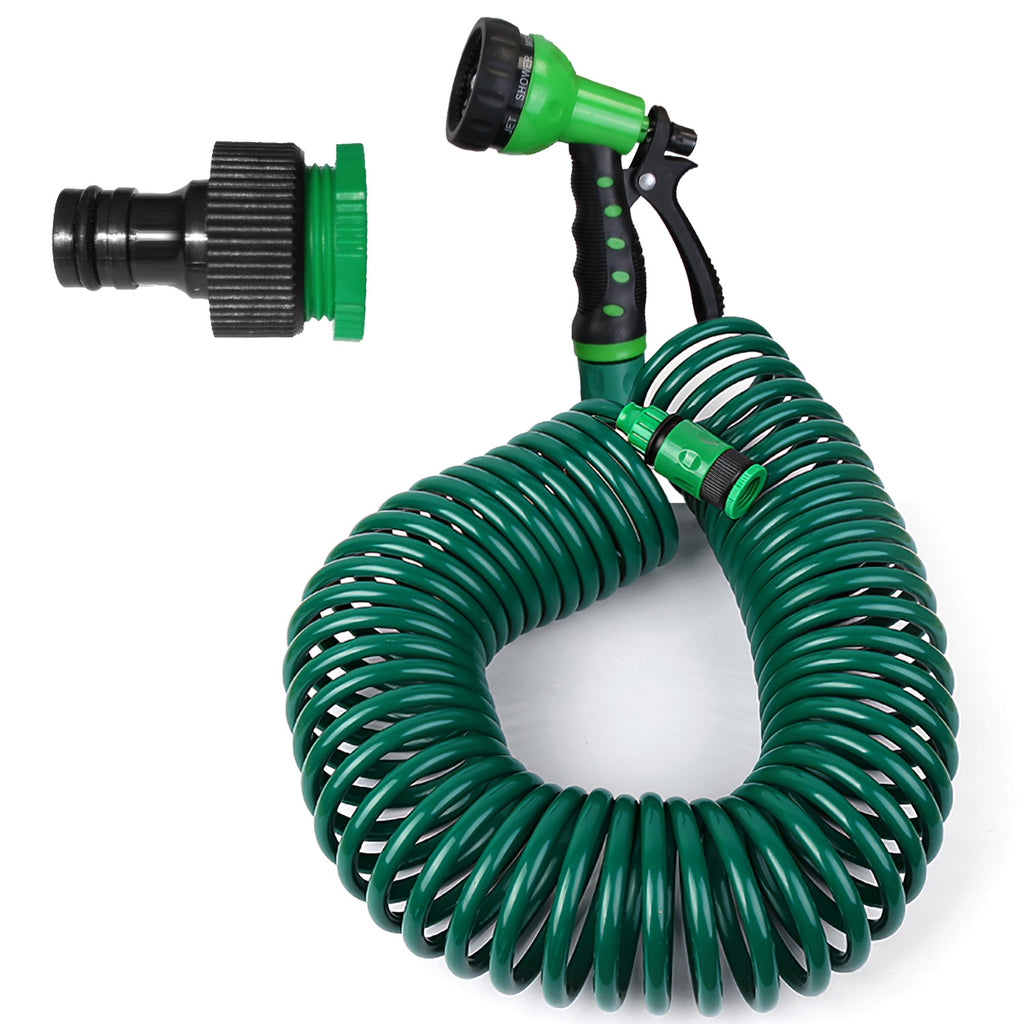 Recoil Garden Hose, 65 ft, with 7-Pattern Nozzle