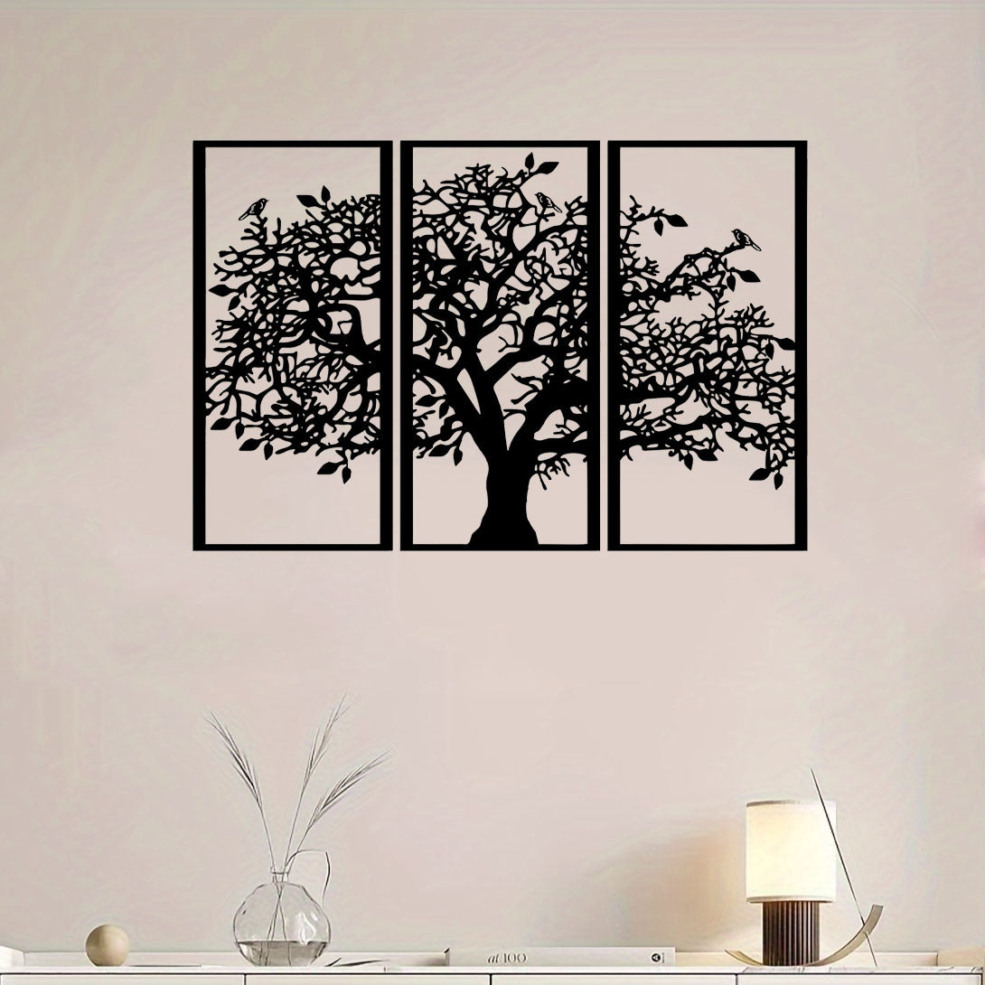 Tree of Life Metal Wall Art, 3 Panels - image 6