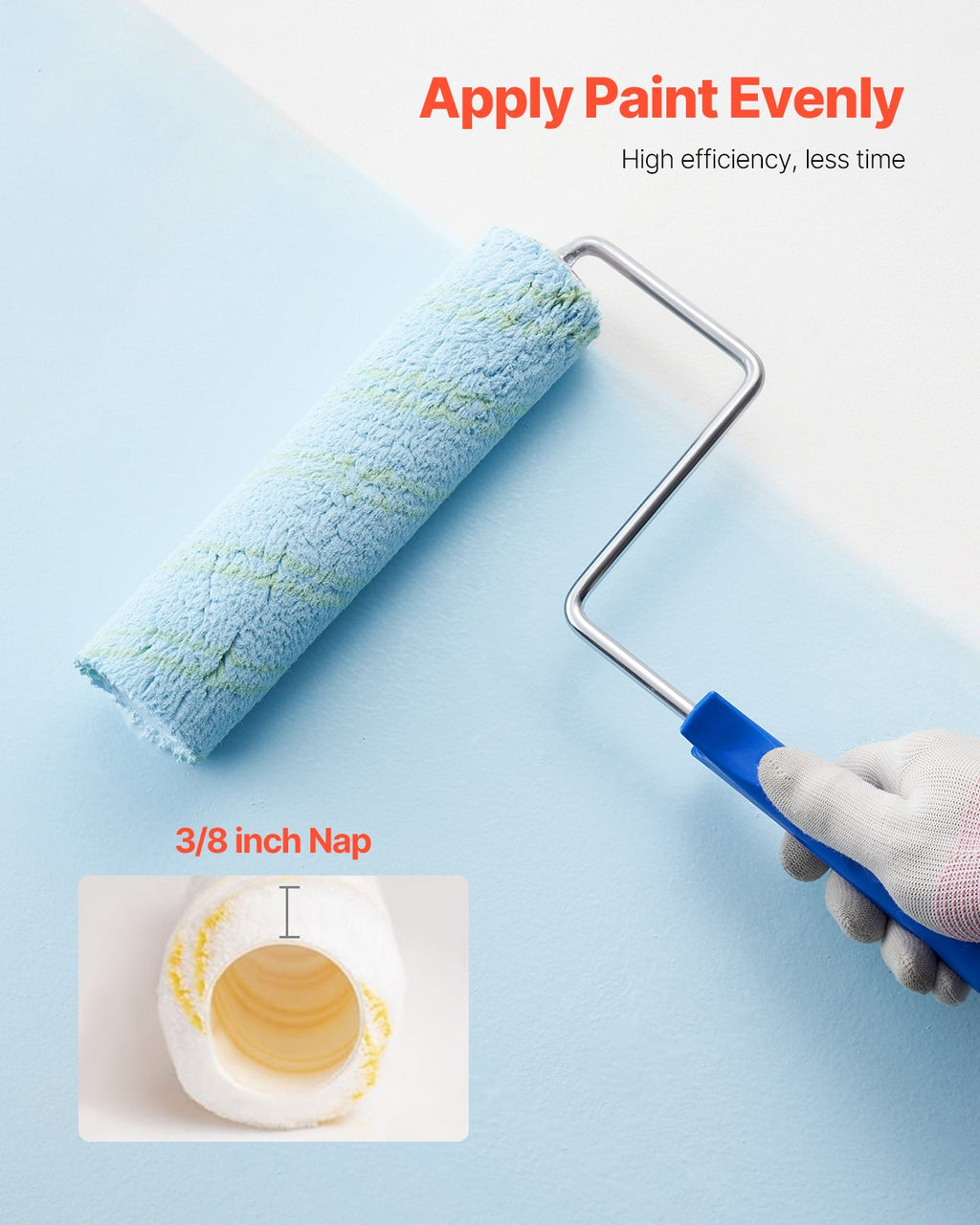 Paint Roller Covers, 12 Pack
