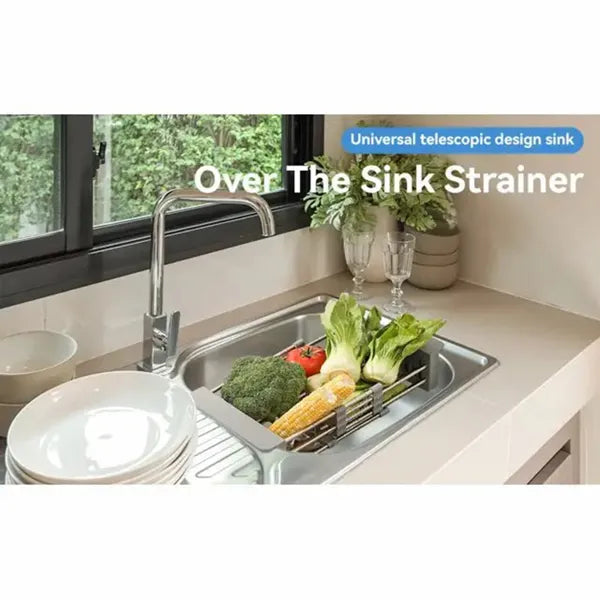 Expandable In-Sink Dish Drying Rack, Stainless Steel - image 8