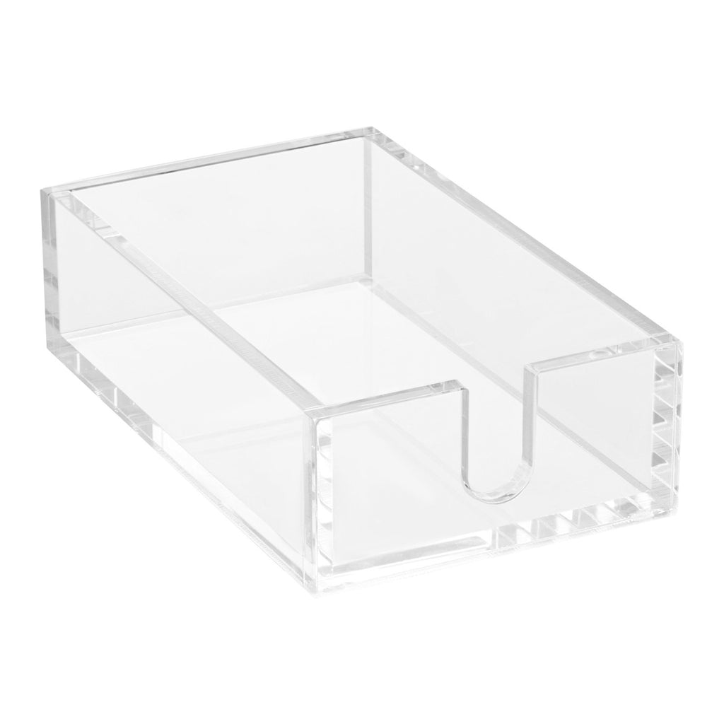 Clear Acrylic Napkin and Guest Towel Holder, 9.1 x 5.5 in - image 2