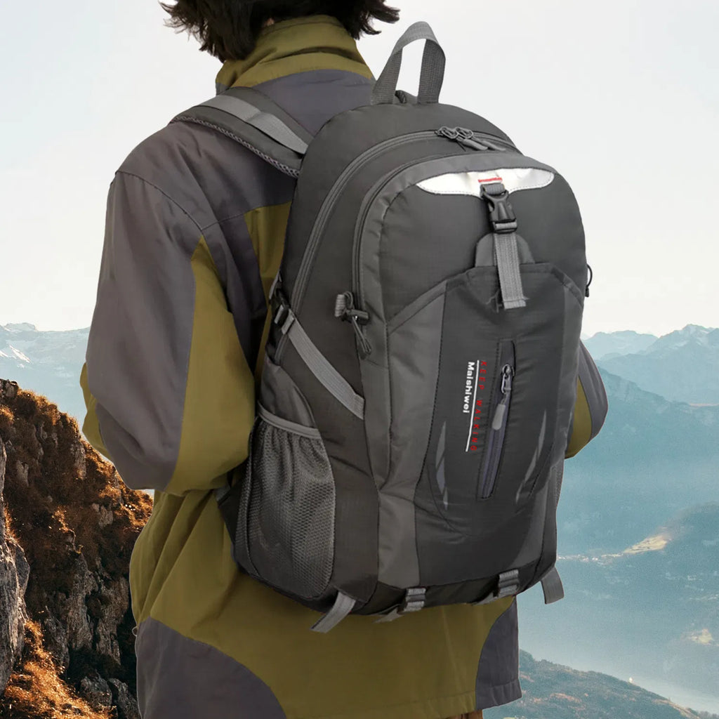 36L Water-Resistant Hiking Backpack, Black - image 6
