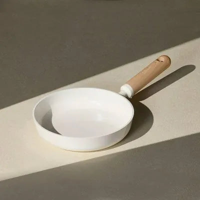 Ceramic Nonstick Fry Pan, 8 in, Cream - image 3