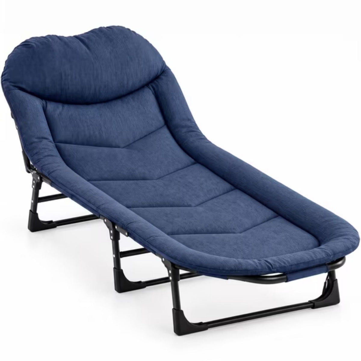 Folding Padded Camping Cot with Pillow - image 2