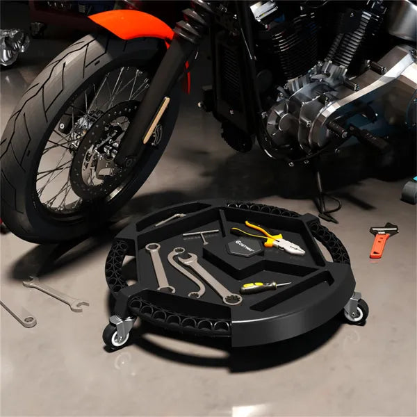 Rolling Tool Caddy with 4 Compartments and Magnetic Trays - image 3