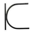 U-Shape Firewood Holder, Black