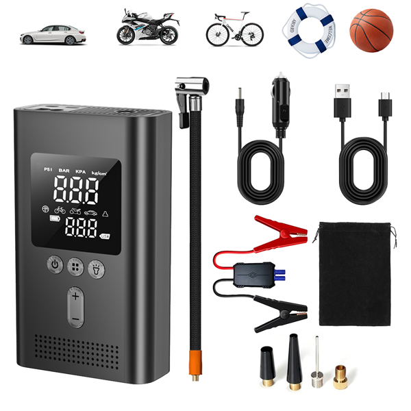 2-in-1 Jump Starter with 150PSI Tire Inflator