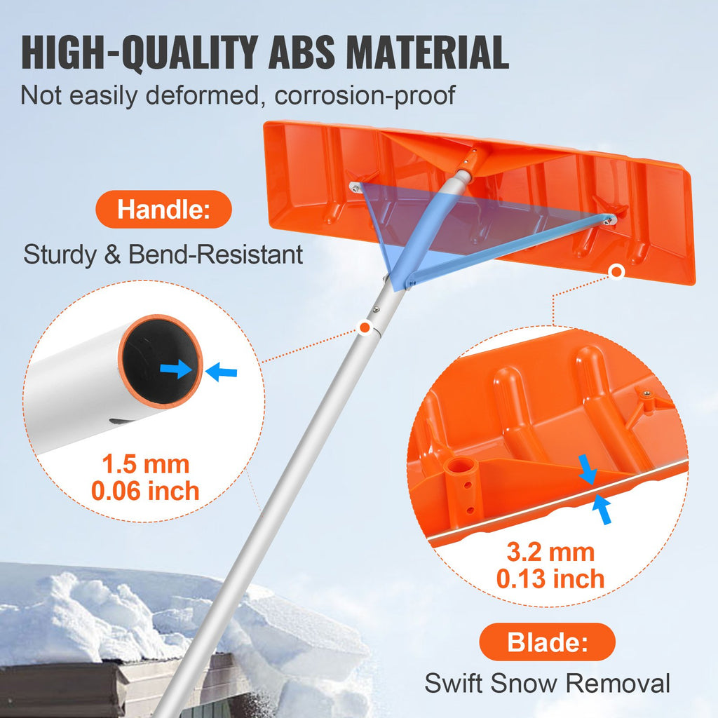 Snow Roof Rake, 25 in Blade, 21 ft Reach - image 4