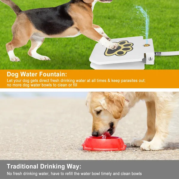 Step-On Outdoor Dog Water Fountain - image 2