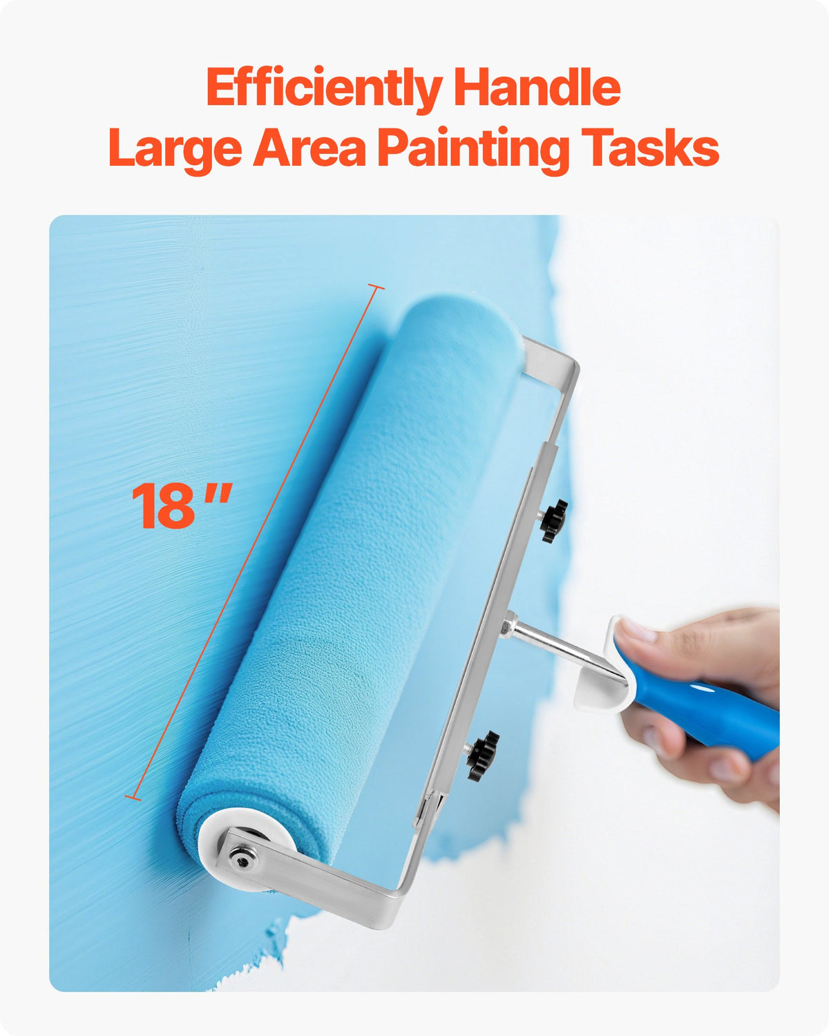 Adjustable Paint Roller Frame, 12-18 in