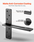 Floating Shelf Brackets, 12 in, 2 Pack
