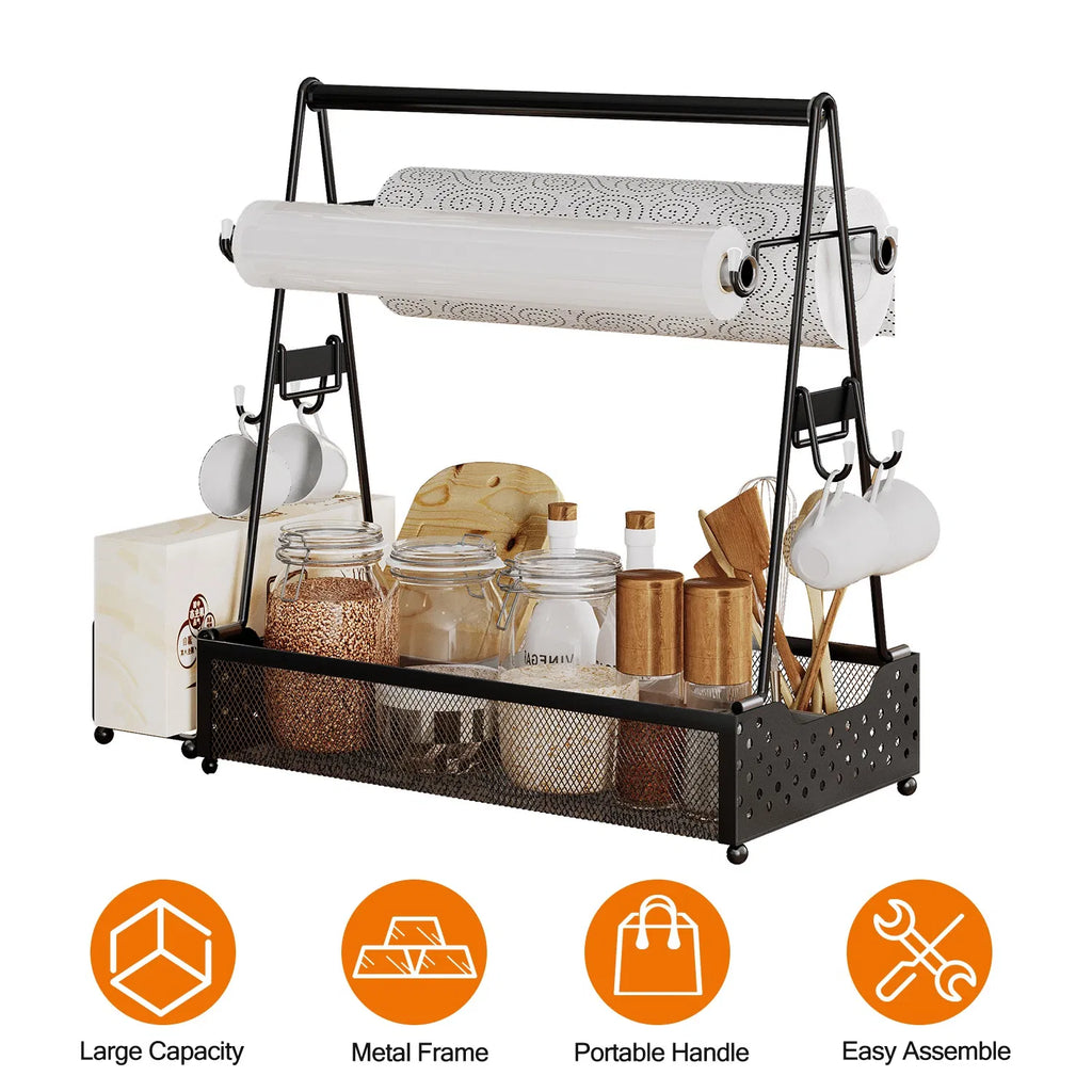 BBQ Grill Caddy with Paper Towel Holder - image 8