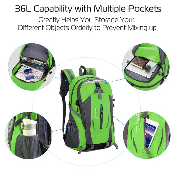 Hiking Daypack, 36 L, Black - image 4