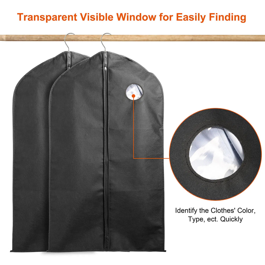 Hanging Garment Bags, 39 x 24 Inch, 5 Pack - image 8
