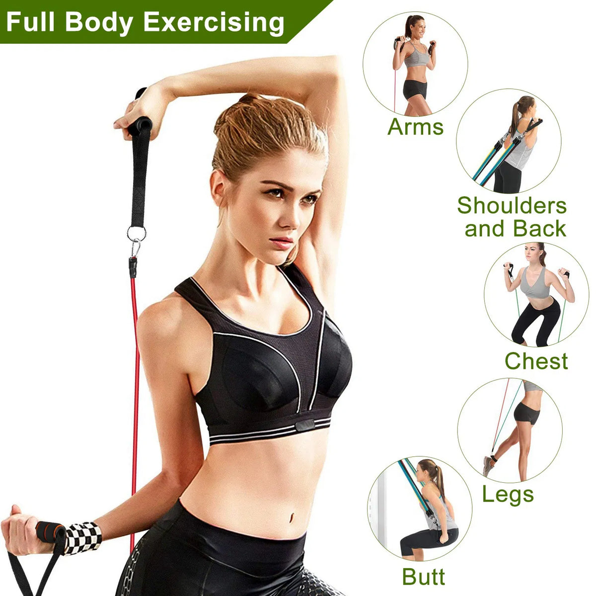 Resistance Bands Set, 11 Pieces - image 8