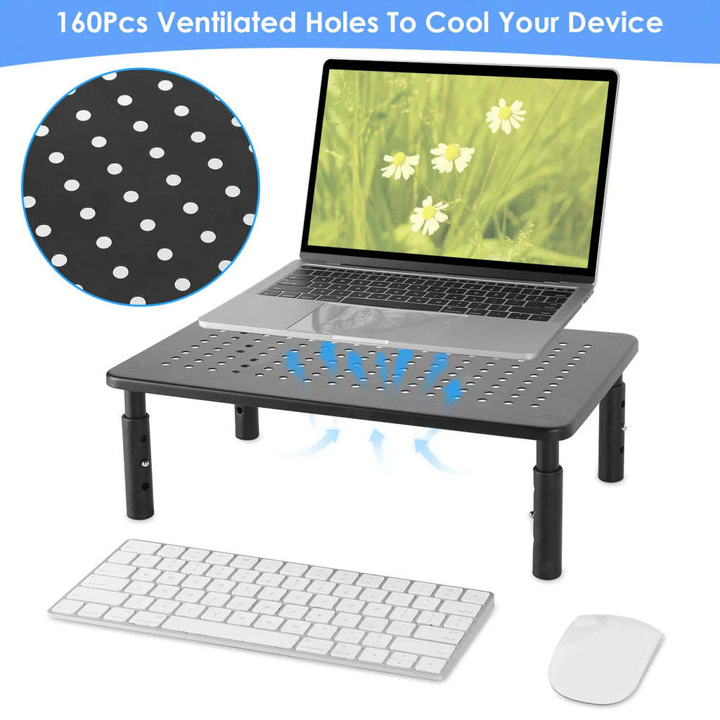 Adjustable Metal Monitor Riser, 3 Heights - image 4