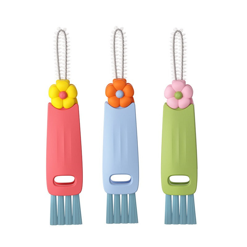 3-in-1 Bottle Lid and Gap Cleaning Brush, 3 Pack - image 6