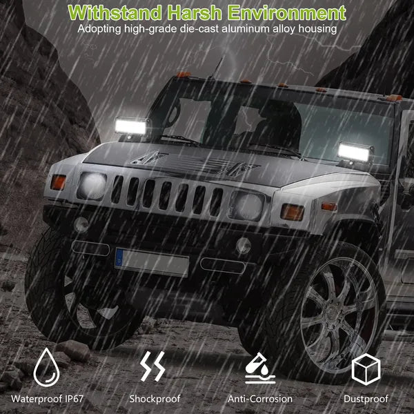 7 in LED Light Bar Work Light Pod - image 2