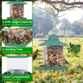 Gazebo Hanging Bird Feeder, Green